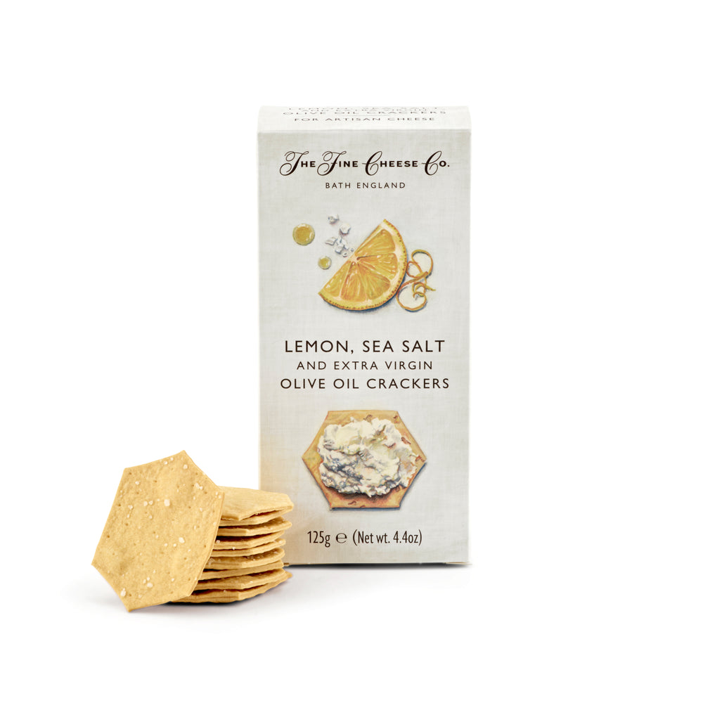Lemon, Sea Salt & Extra Virgin Olive Oil Crackers