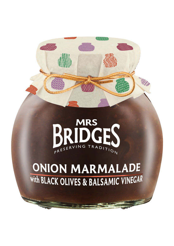 Onion Marmalade with Olives and Balsamic Vinegar