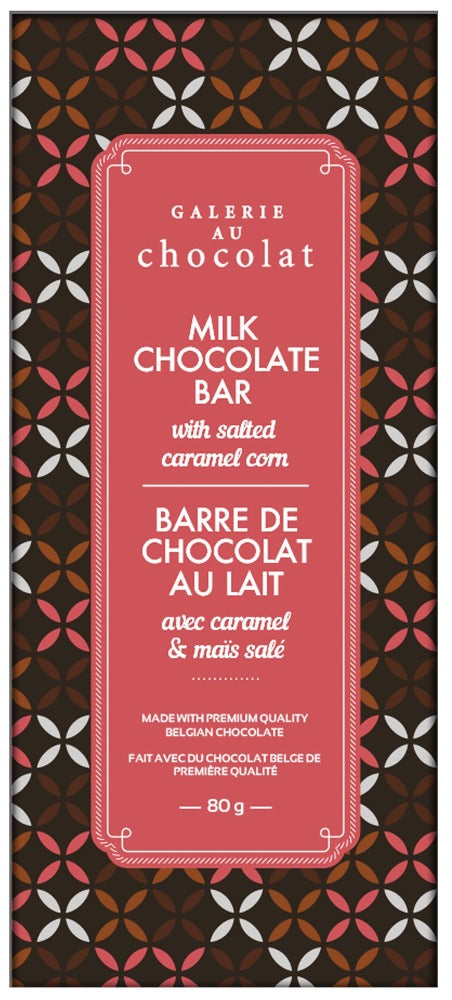 
            
                Load image into Gallery viewer, Milk Chocolate Salted Caramel Corn Bar
            
        