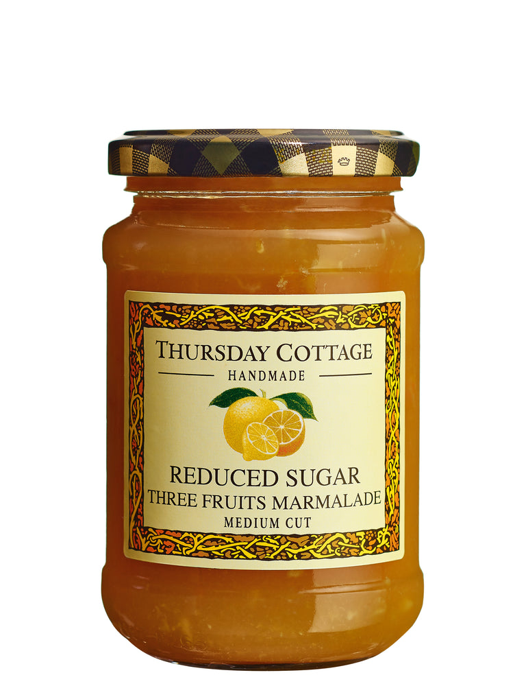 
            
                Load image into Gallery viewer, Reduced Sugar Three Fruits Marmalade (Medium Cut)
            
        
