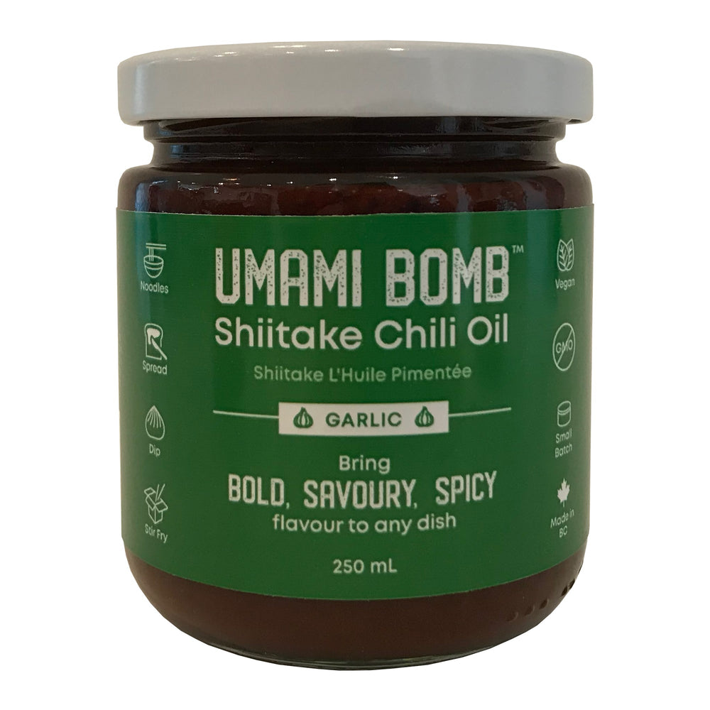 
            
                Load image into Gallery viewer, Umami Bomb Shiitake Chili Oil Garlic
            
        