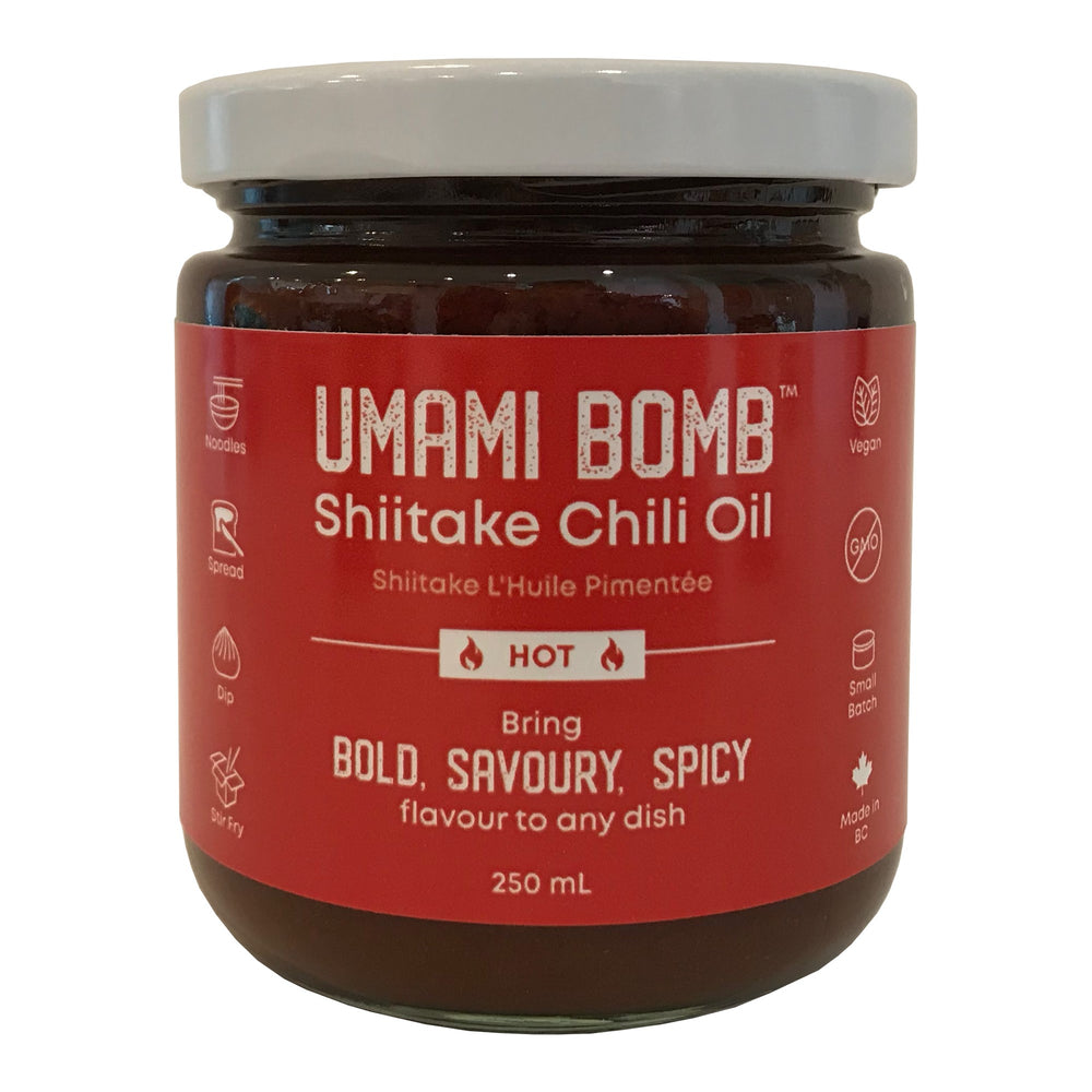 
            
                Load image into Gallery viewer, Umami Bomb Shiitake Chili Oil Hot
            
        